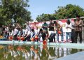 Gandeng Pemkab, Polres Jombang Tebar 10 Ribu Benih Ikan Nila di Bekas Kolam Tak Terpakai