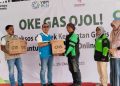 PLN UP3 Mojokerto Rayakan Hari Listrik Nasional ke-80 dengan Aksi Peduli untuk Driver Ojol
