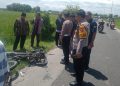 Pemuda Naik Motor Tanpa Pelat Tabrak Dua Petani di Megaluh Jombang, Satu Tewas