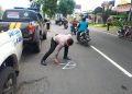 Pengendara Motor Tewas Usai Tabrakan dengan Truk di Jalan Raya Blimbing Gudo Jombang