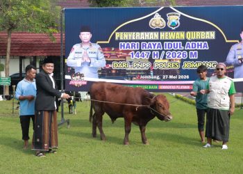 Polres Jombang Salurkan 39 Hewan Kurban untuk Ponpes, Panti Asuhan, dan Masyarakat