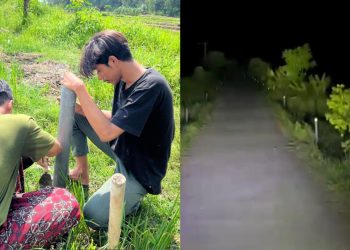 Dulu Guru Pernah Terjatuh, Mahasiswa UNHASY Hadirkan Reflektor Jalan untuk Terangi Jalur Brangkal–Jiporapah Jombang