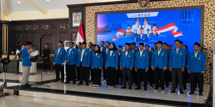 Pengurus KNPI Jombang Resmi Dilantik, Bupati Warsubi Dorong Pemuda Hadirkan Karya Nyata